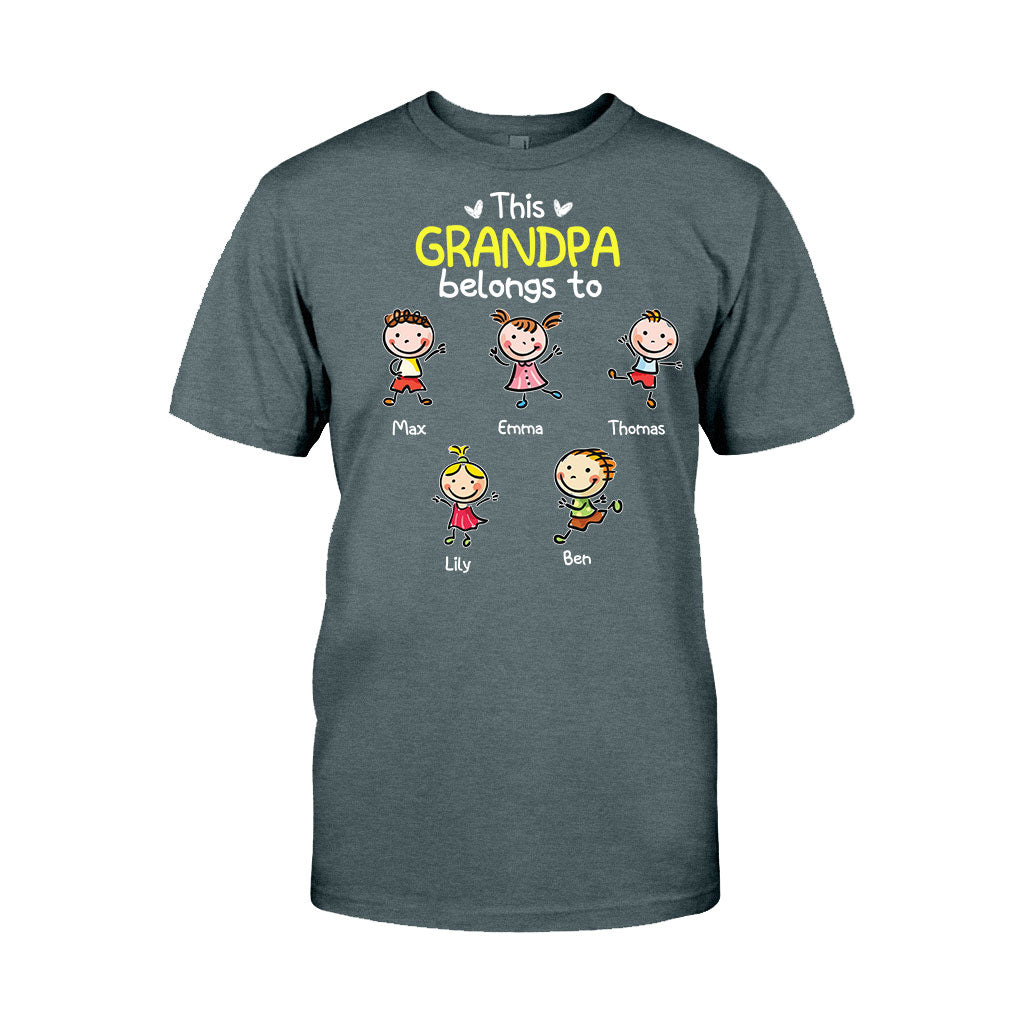 On t'aime - Cadeau pour grand-mère, papa, maman, grand-père - T-shirt et sweat à capuche personnalisés