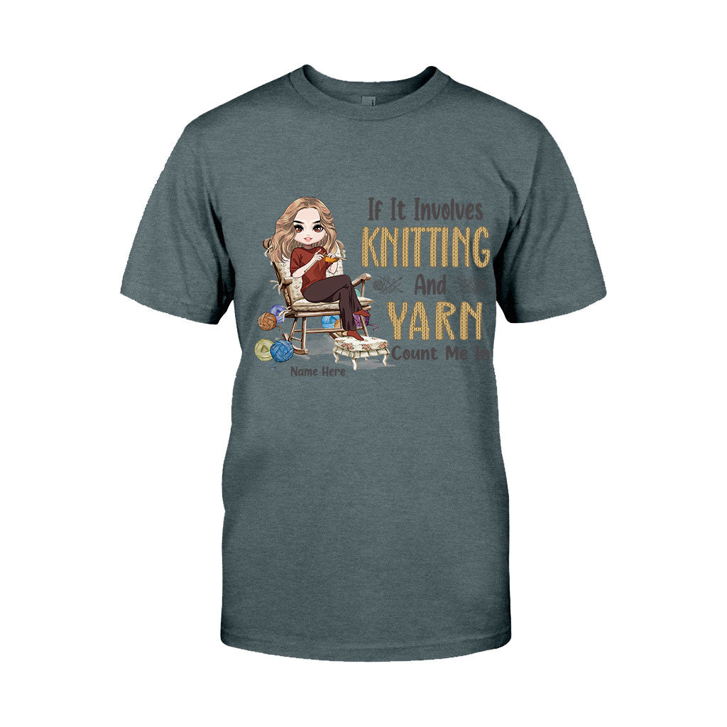 Si ça implique du tricot et de la laine, comptez sur moi ! - T-shirt et sweat à capuche personnalisés en tricot