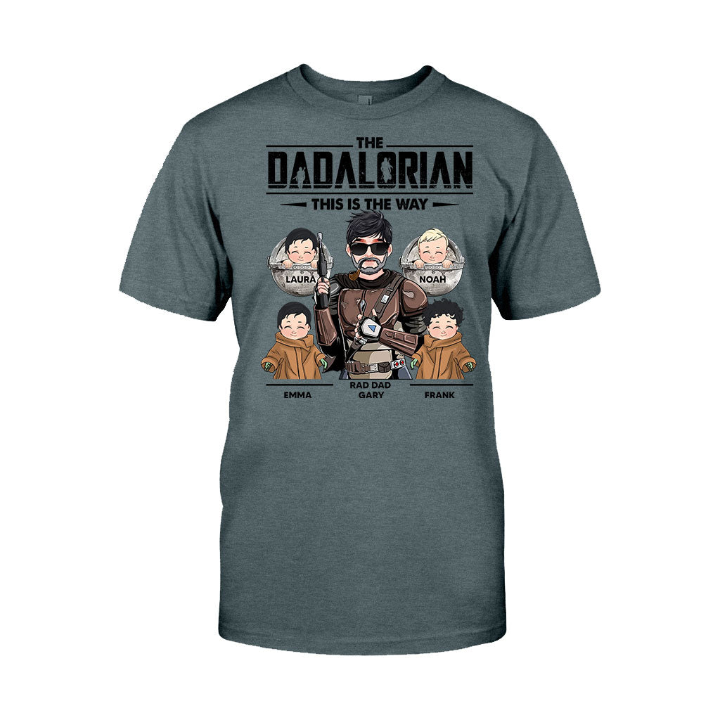 C'est comme ça que Dadalorian Mamalorian - T-shirt et sweat à capuche personnalisés pour papa