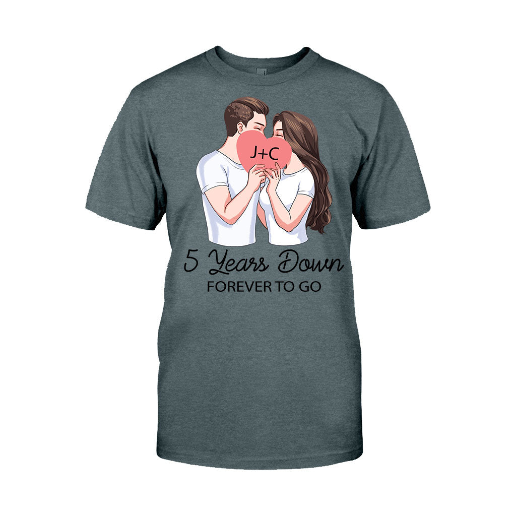 Pour toujours ensemble - T-shirt et sweat à capuche personnalisés pour couples