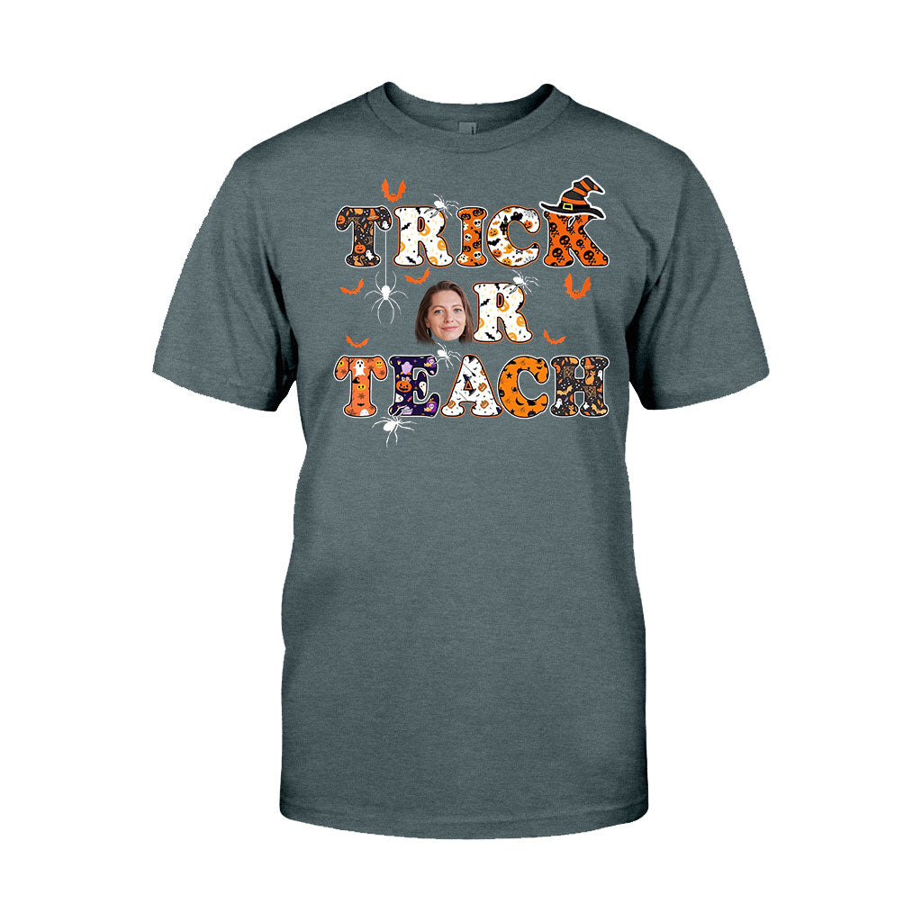 Treat Or Teach - Personalized Teacher T-shirt and Hoodie