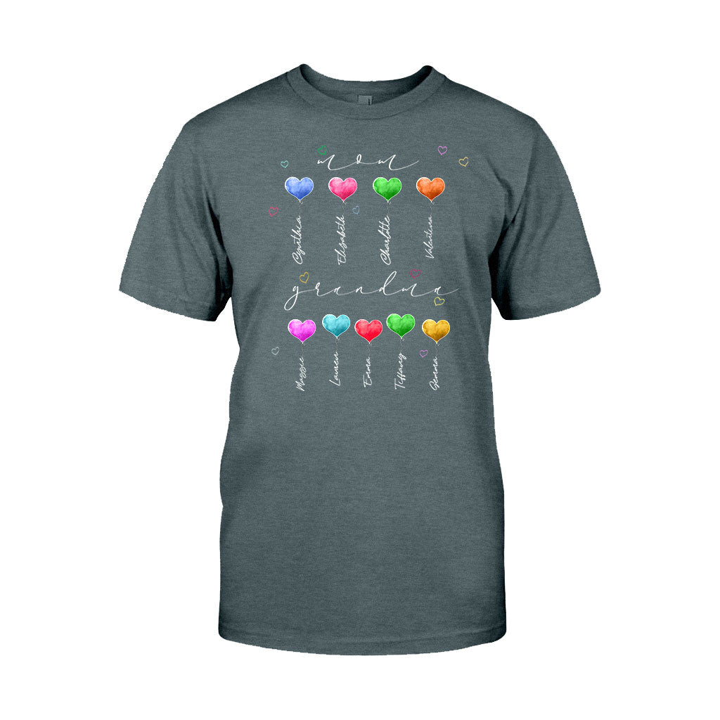 Maman Grand-mère - T-shirt et sweat à capuche personnalisés pour la fête des mères