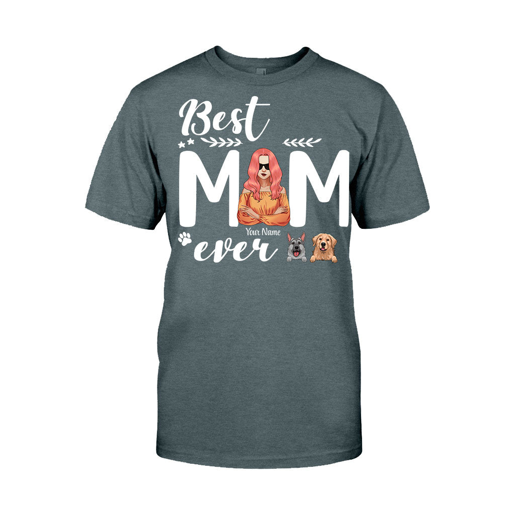 Best Dog Mom Ever - Personalized T-shirt and Hoodie