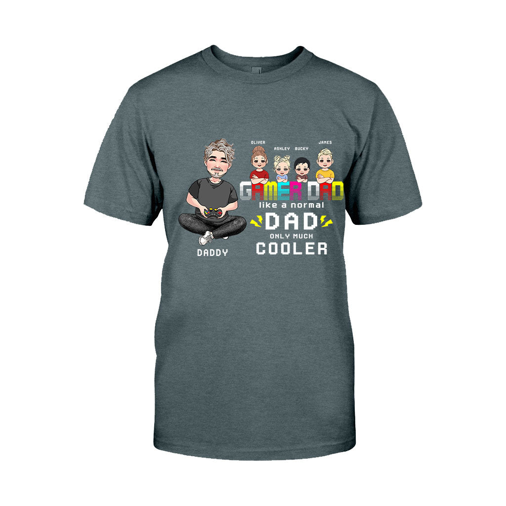 Papa Gamer - T-shirt et sweat à capuche personnalisés pour jeux vidéo