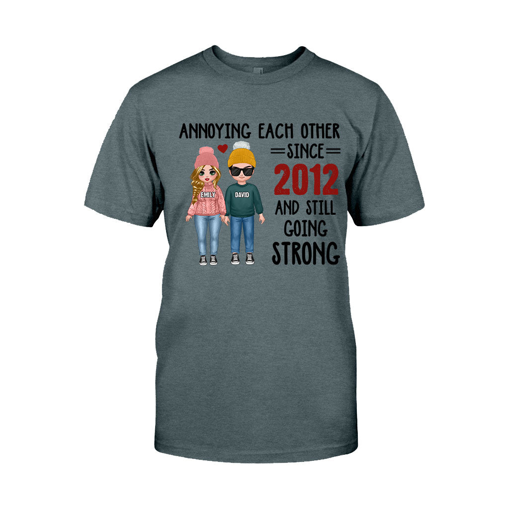 S'agacer mutuellement - T-shirt et sweat à capuche personnalisés pour couples