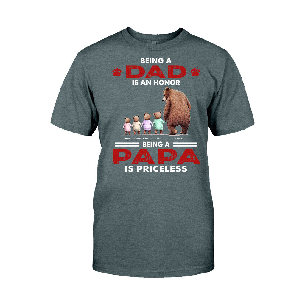 Papa Ours Inestimable - T-shirt et sweat à capuche personnalisés pour la fête des pères - Grand-père