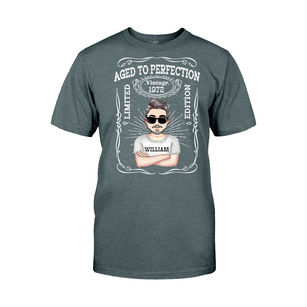 Vieilli à la perfection - T-shirt et sweat à capuche d'anniversaire personnalisés