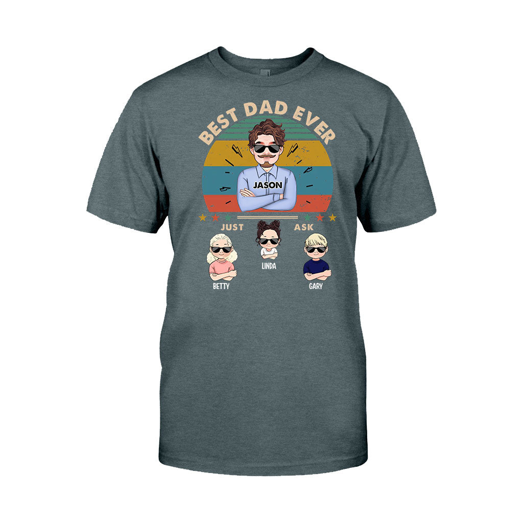 Meilleur papa du monde - T-shirt et sweat à capuche personnalisés pour papa