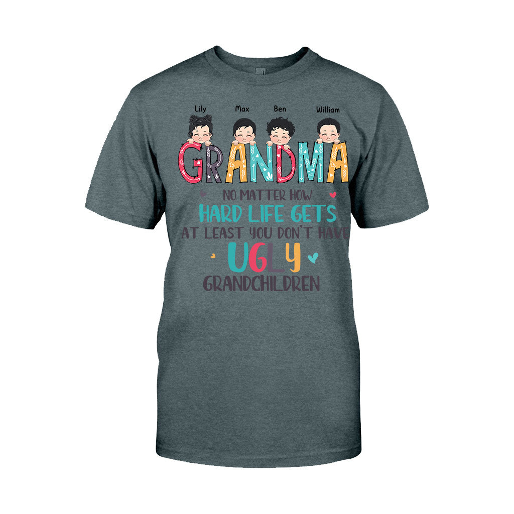 Peu importe les difficultés de la vie - T-shirt et sweat à capuche personnalisés pour la fête des mères et pour grand-mère