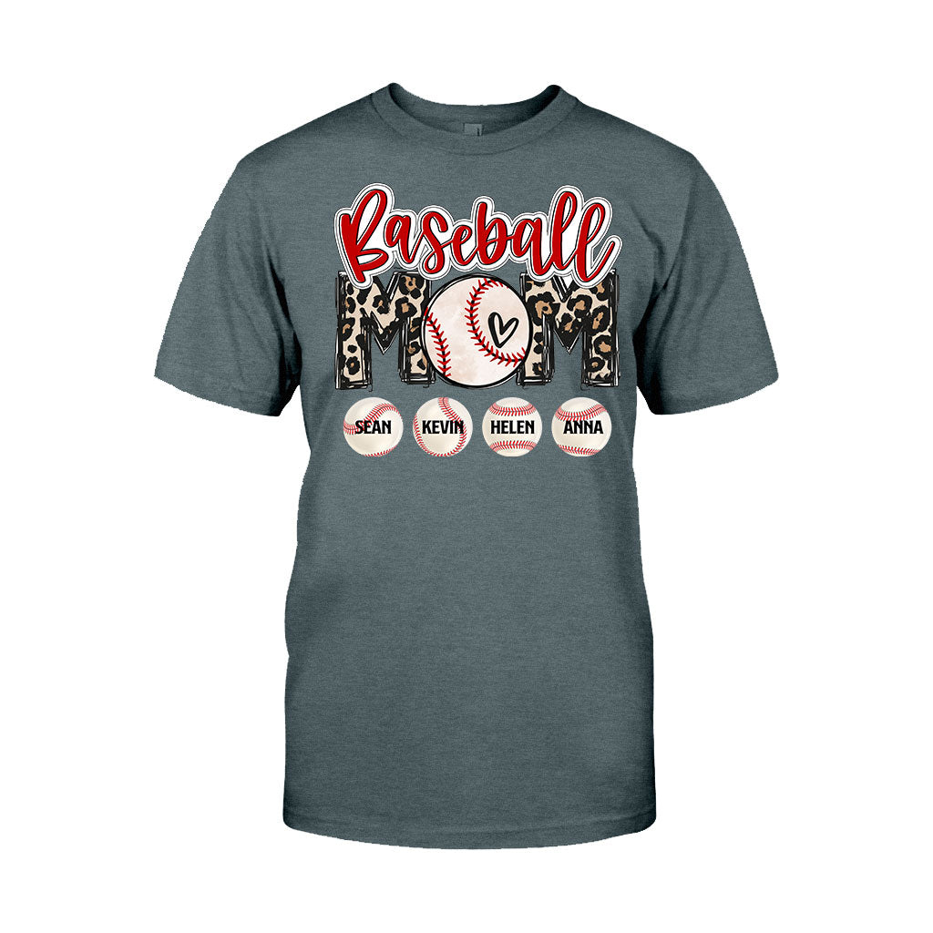 Baseball Mom - Personalized Baseball T-shirt and Hoodie