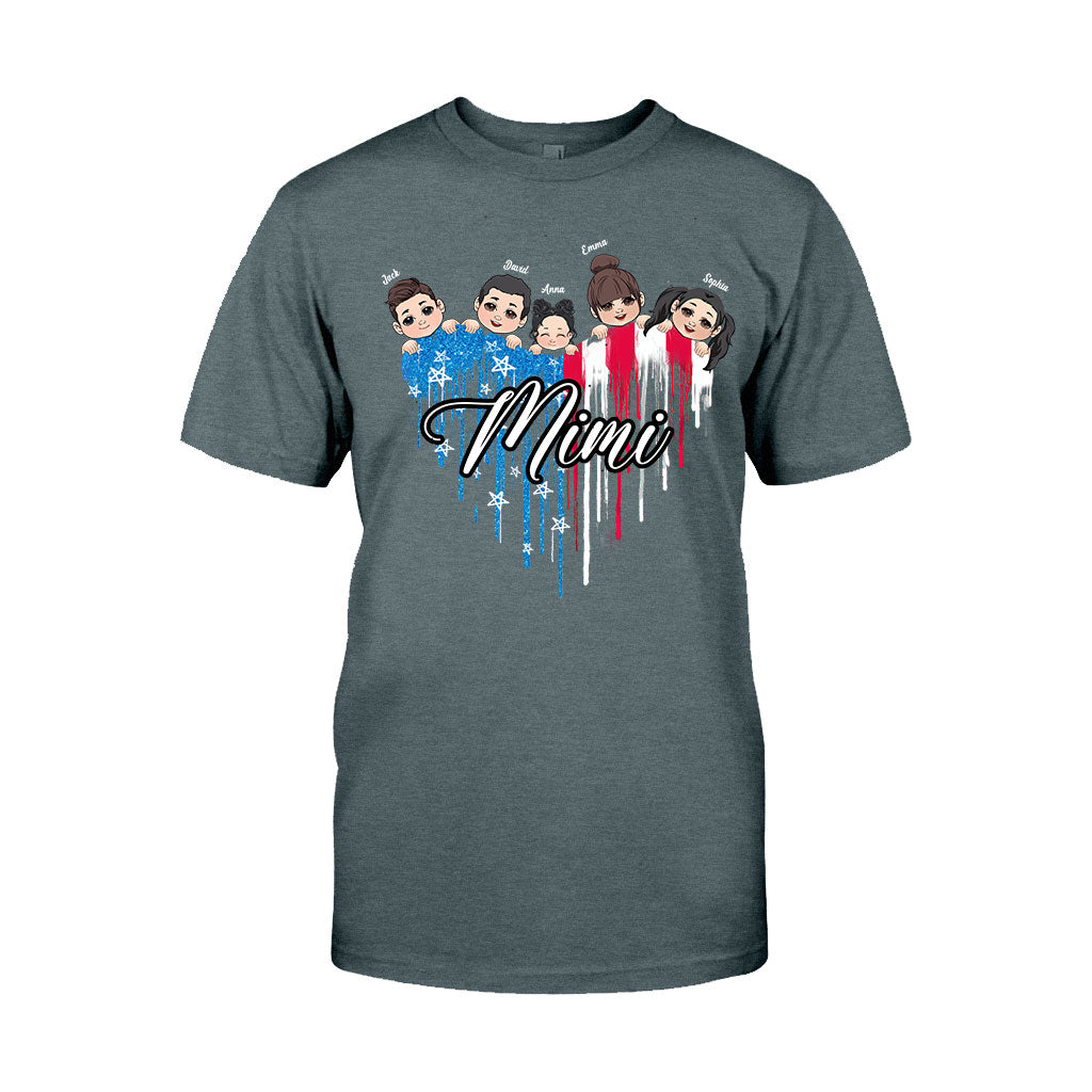 Meilleure grand-mère du monde - Cadeau pour grand-mère, maman, papa, grand-père, tante, oncle - T-shirt et sweat à capuche personnalisés