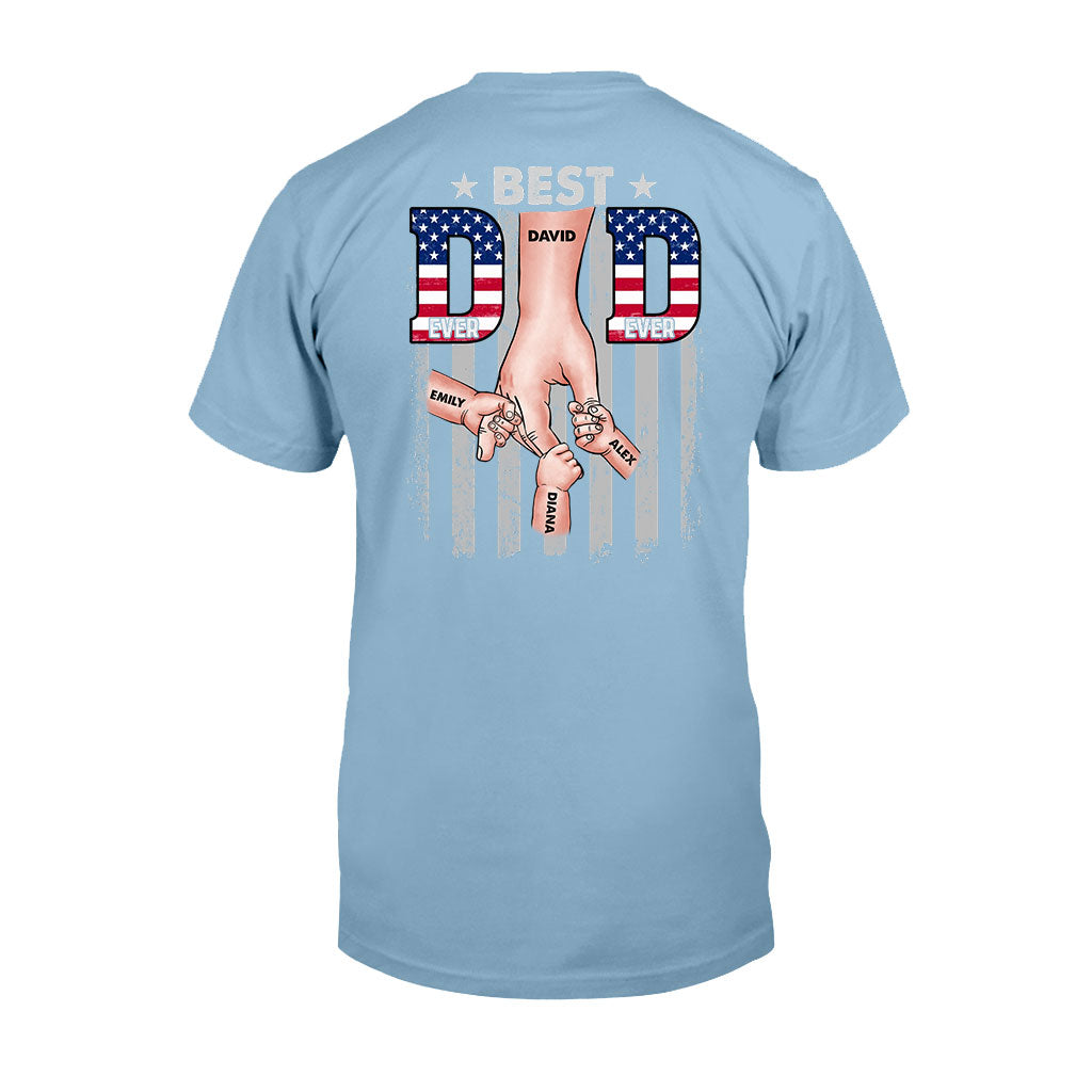 Best Dad Ever - Personalized Father T-shirt and Hoodie