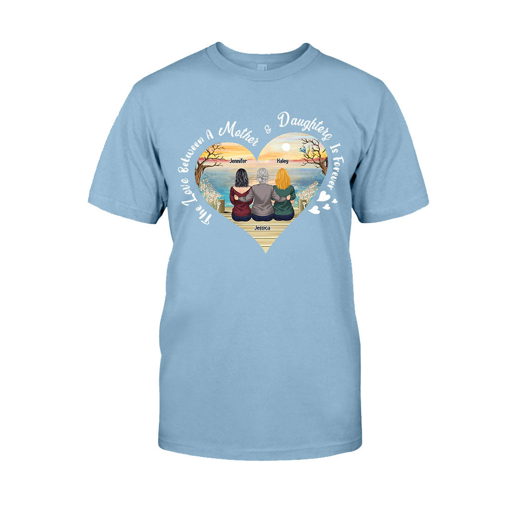 Cadeau pour la fête des mères : L'amour entre une mère et sa fille - T-shirt et sweat à capuche personnalisés