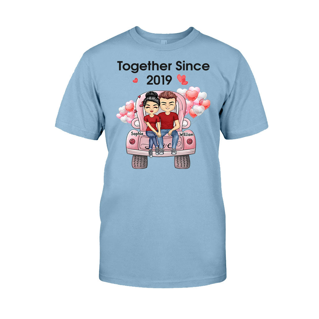 Ensemble depuis - T-shirt et sweat à capuche personnalisés pour couples