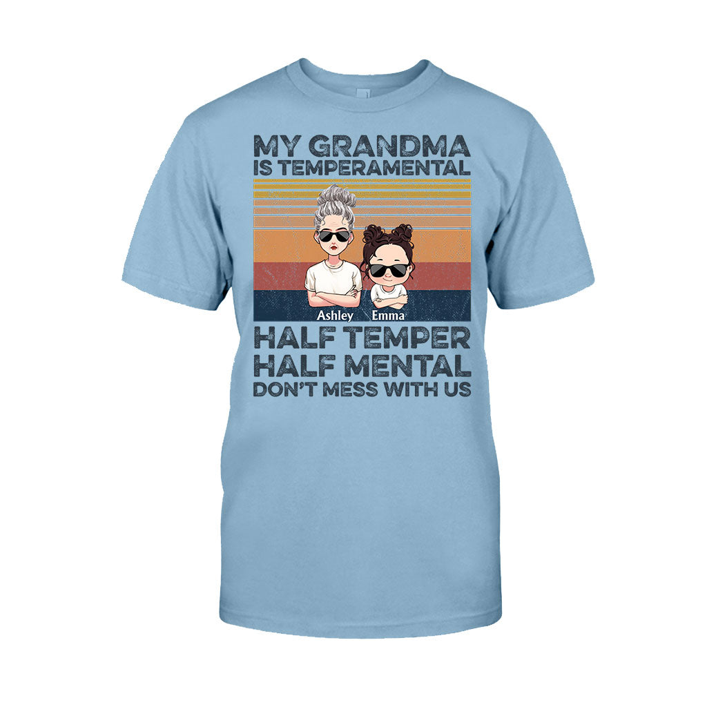 Ma grand-mère a un caractère difficile - T-shirt et sweat à capuche personnalisés pour la fête des mères