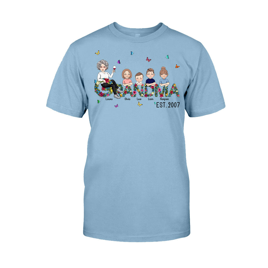 Grand-mère depuis toujours - T-shirt et sweat à capuche personnalisés pour la fête des mères