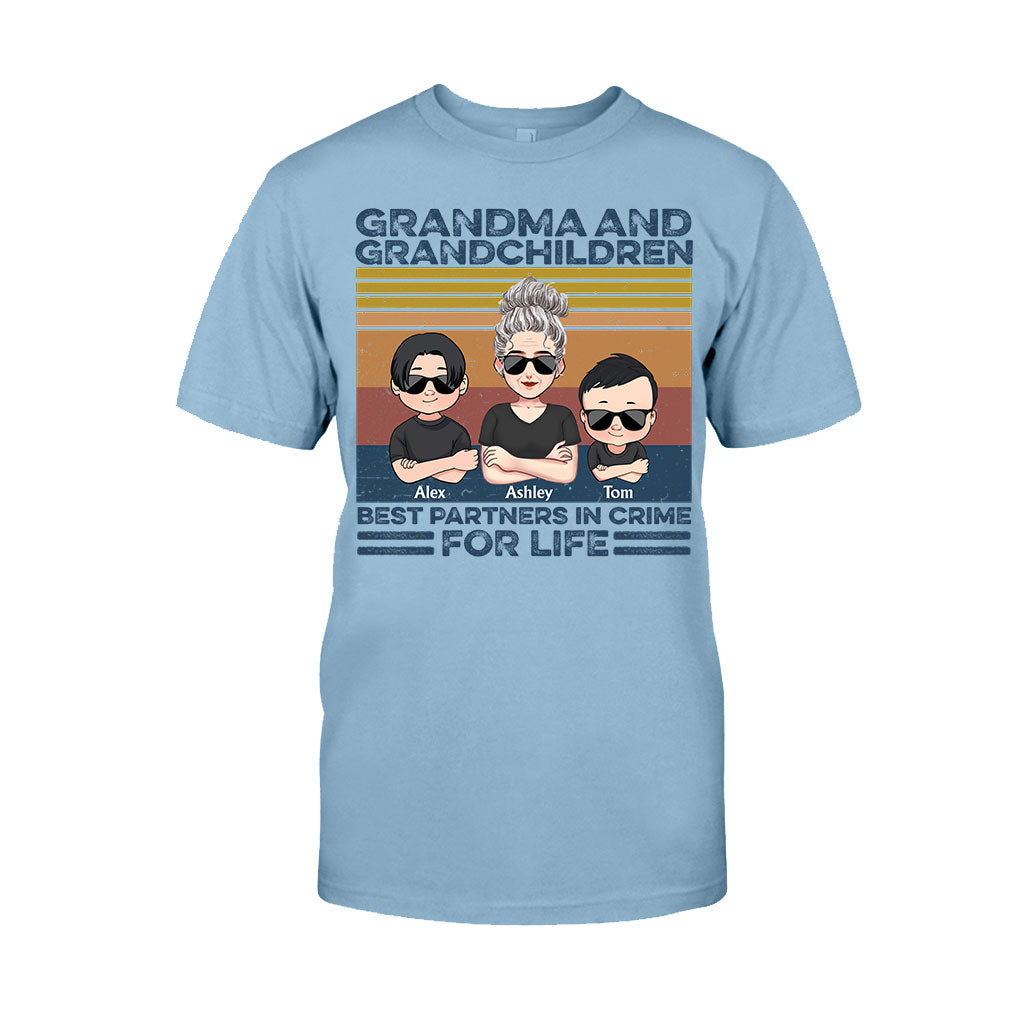 Grandma And Grandchildren - Personalized Mother's Day Grandma T-shirt and Hoodie