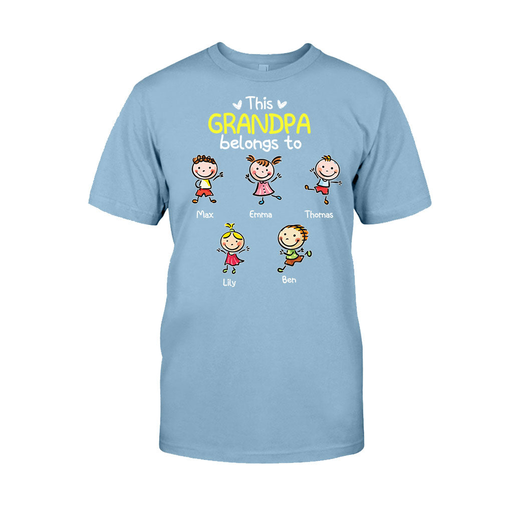 On t'aime - Cadeau pour grand-mère, papa, maman, grand-père - T-shirt et sweat à capuche personnalisés