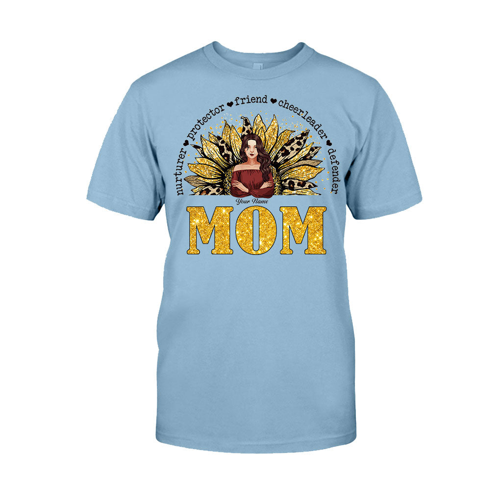 Mom Nurturer Protector - Personalized Mother's Day T-shirt and Hoodie