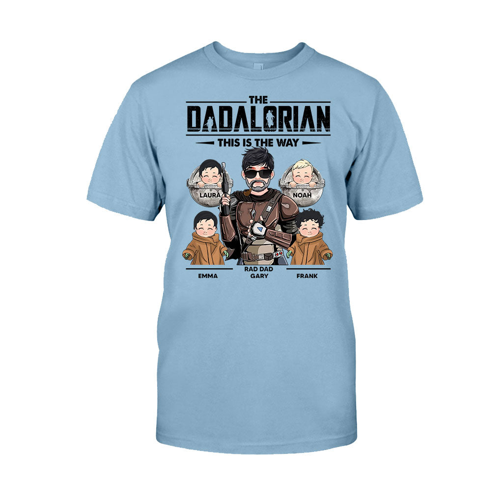 C'est comme ça que Dadalorian Mamalorian - T-shirt et sweat à capuche personnalisés pour papa
