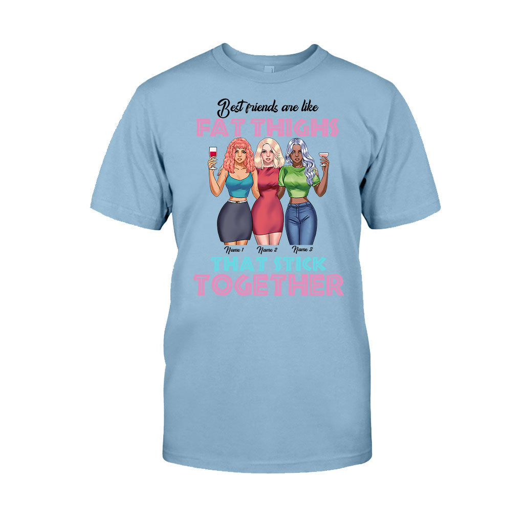 Les meilleures amies sont comme des cuisses bien charnues - T-shirt et sweat à capuche personnalisés pour meilleures amies