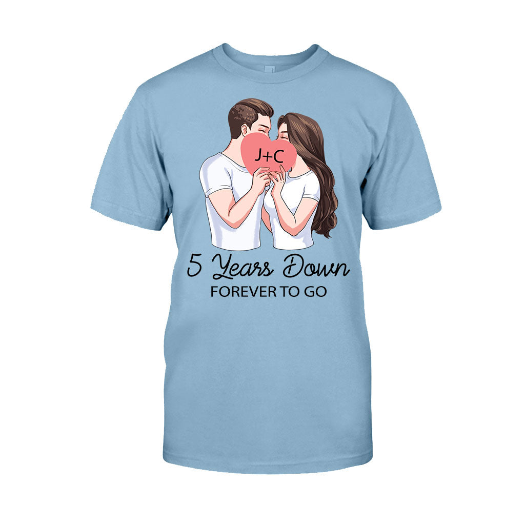 Pour toujours ensemble - T-shirt et sweat à capuche personnalisés pour couples