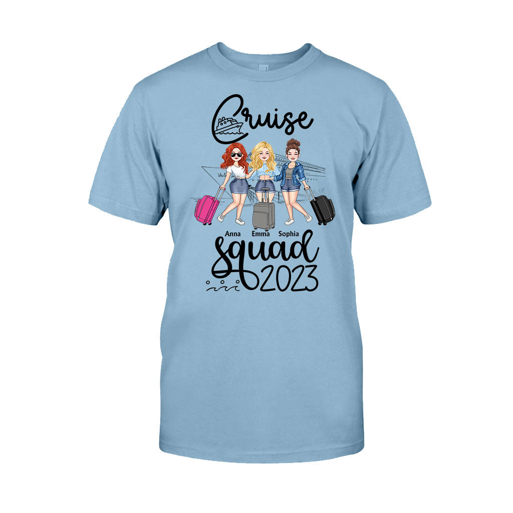 Équipe Croisière - Cadeau croisière pour amie, maman, sœur, fille - T-shirt et sweat à capuche personnalisés
