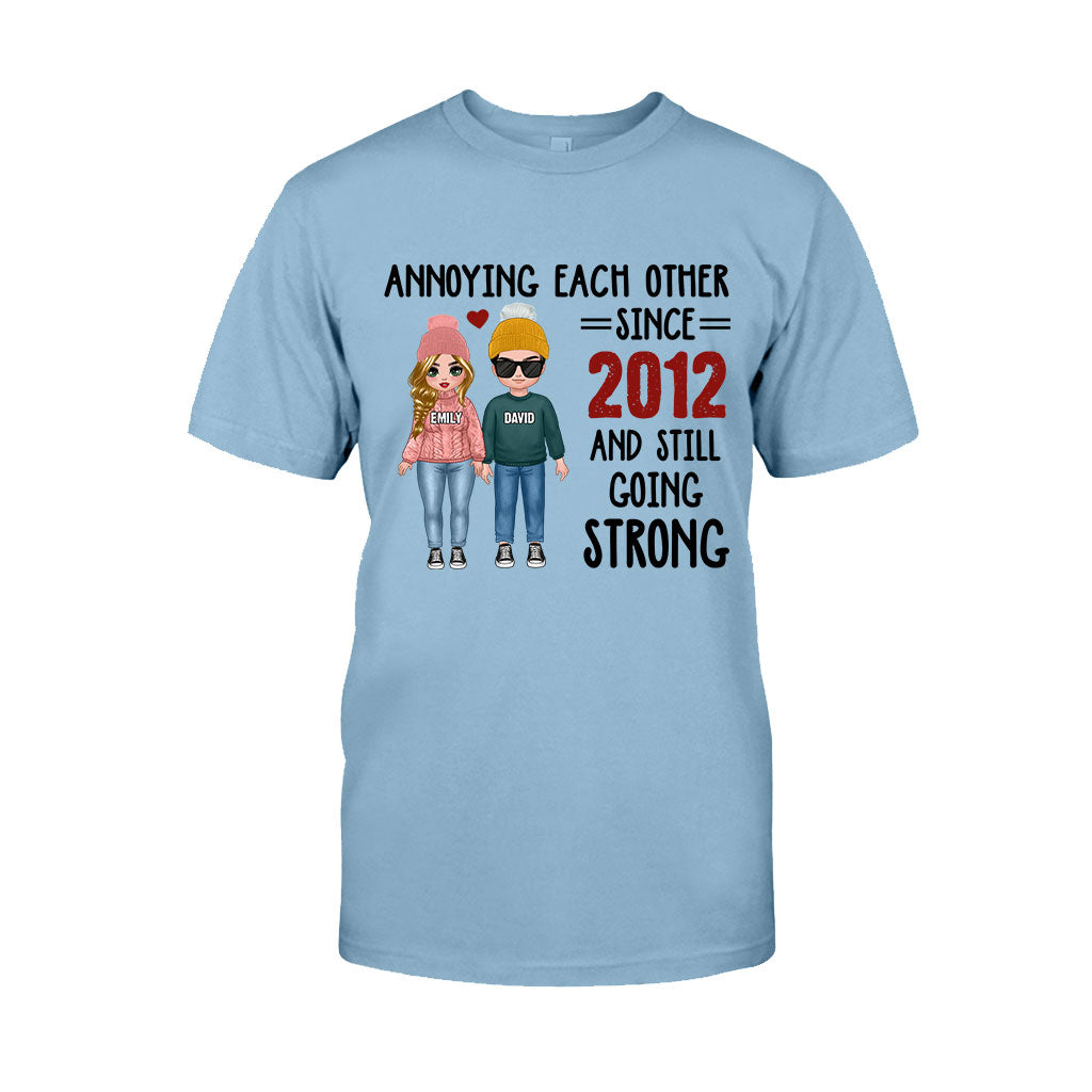 S'agacer mutuellement - T-shirt et sweat à capuche personnalisés pour couples