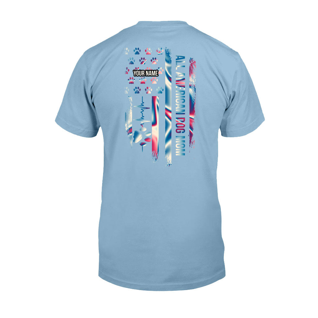 Fière maman de chien - T-shirt et sweat à capuche personnalisés pour la fête de l'Indépendance