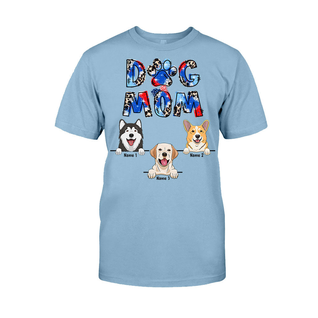 Maman de chien - T-shirt et sweat à capuche personnalisés pour la fête de l'Indépendance