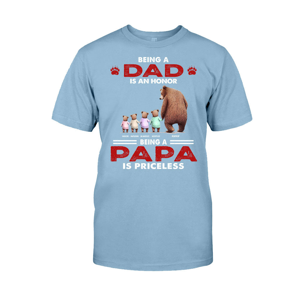 Papa Ours Inestimable - T-shirt et sweat à capuche personnalisés pour la fête des pères - Grand-père