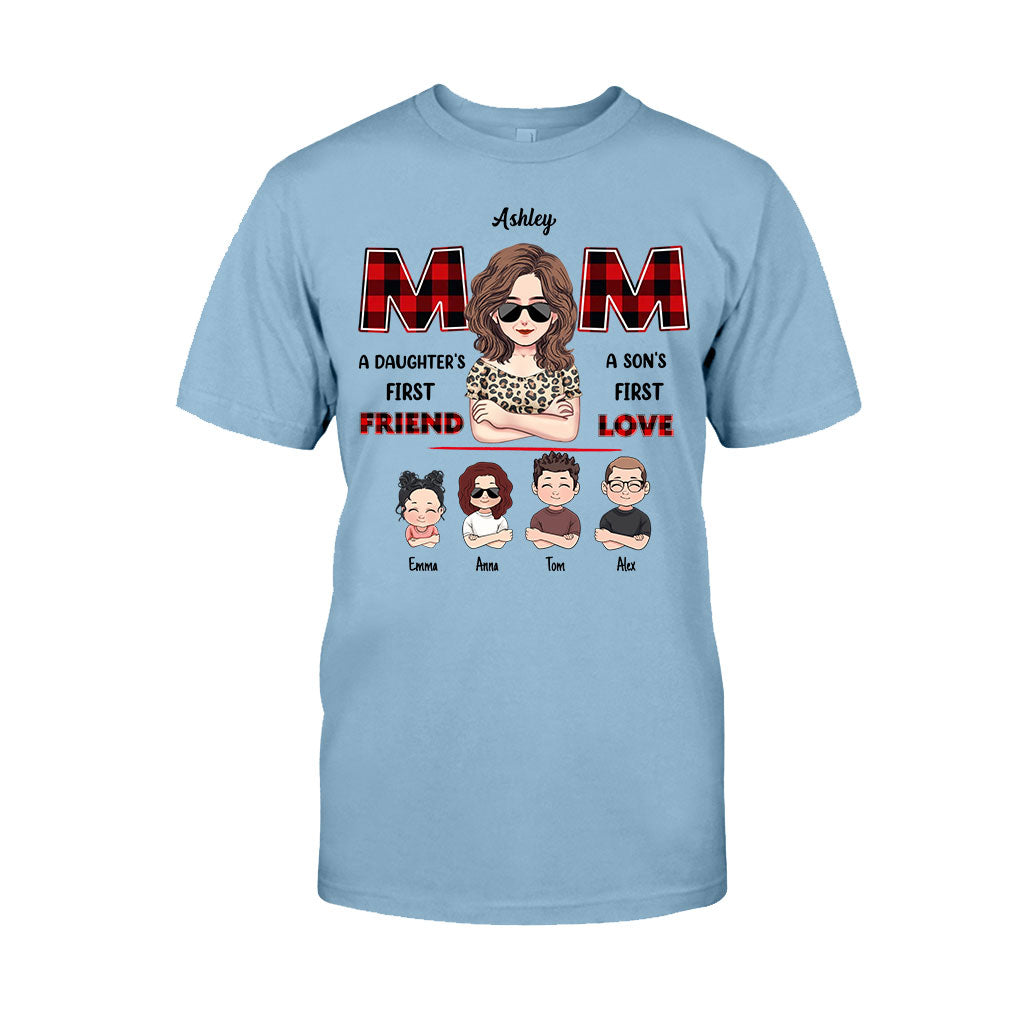 Maman, première amie, premier amour - T-shirt et sweat à capuche personnalisés « Maman, première amie, premier amour »
