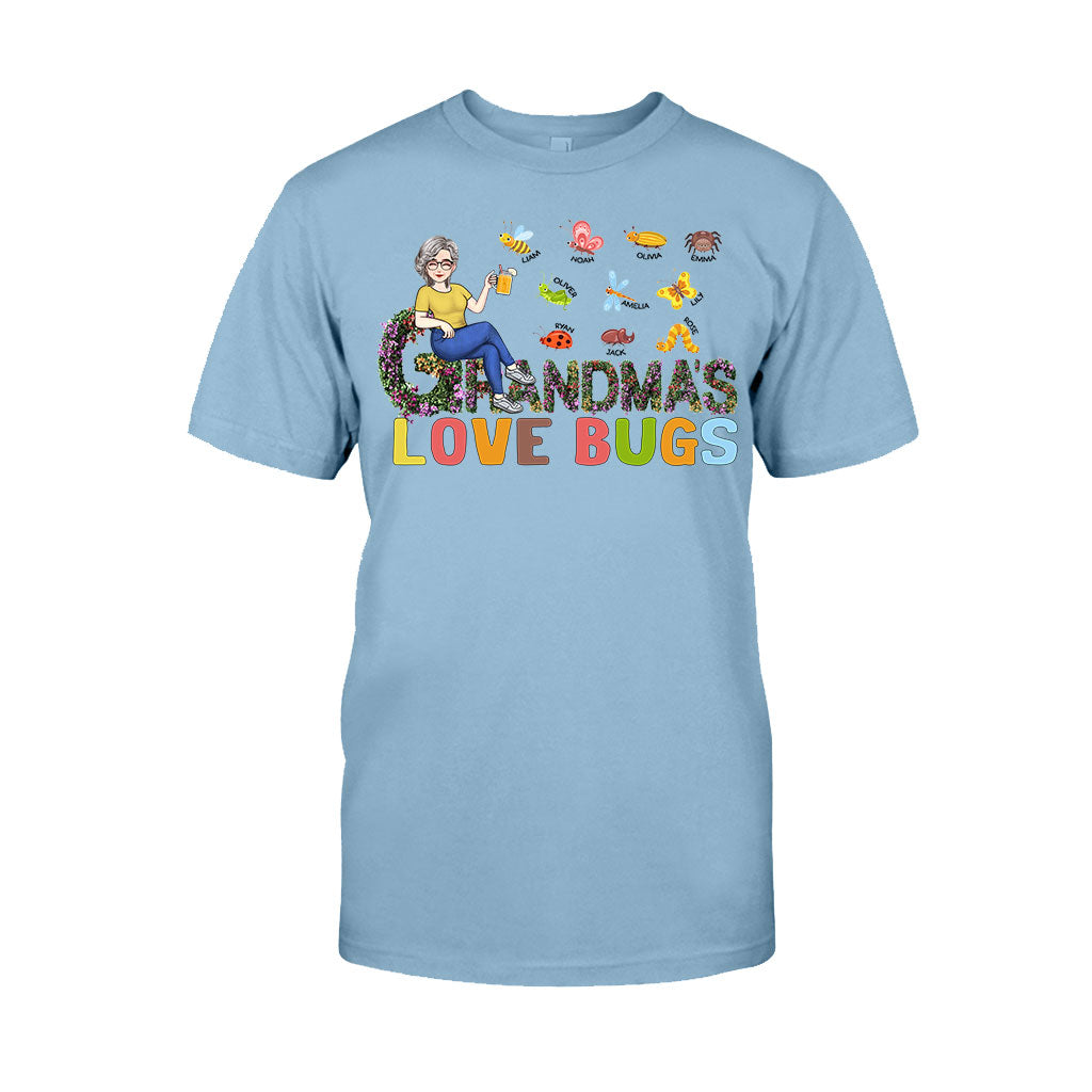 Grandma's Love Bugs - Personalized Mother's Day Grandma T-shirt and Hoodie