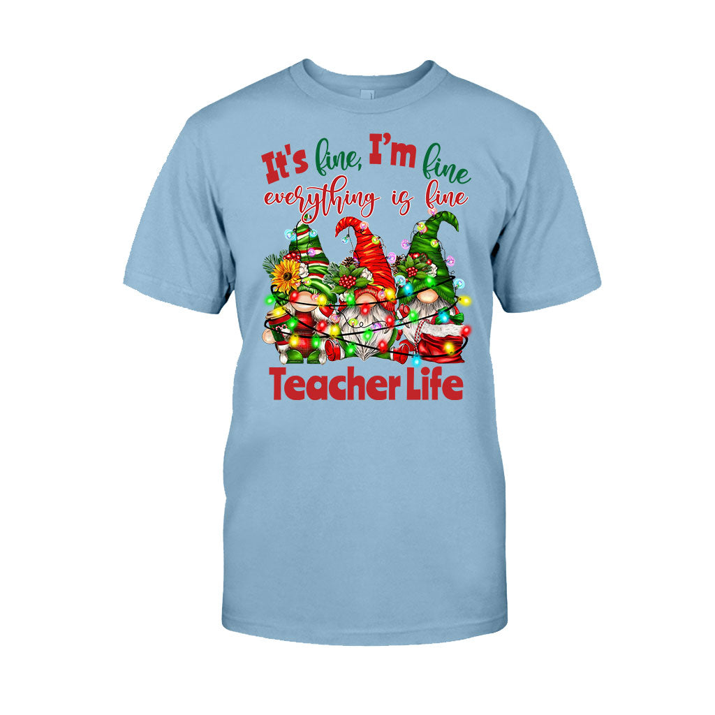 Tout va bien, je vais bien, tout va bien - T-shirt et sweat à capuche personnalisés pour enseignants