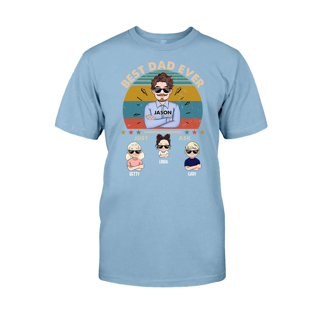 Meilleur papa du monde - T-shirt et sweat à capuche personnalisés pour papa