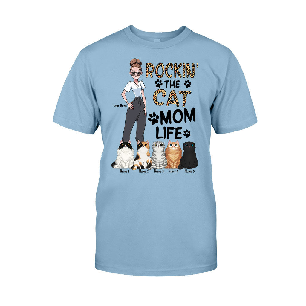 Vivez pleinement votre vie de maman chat ! - T-shirt et sweat à capuche personnalisés pour chats
