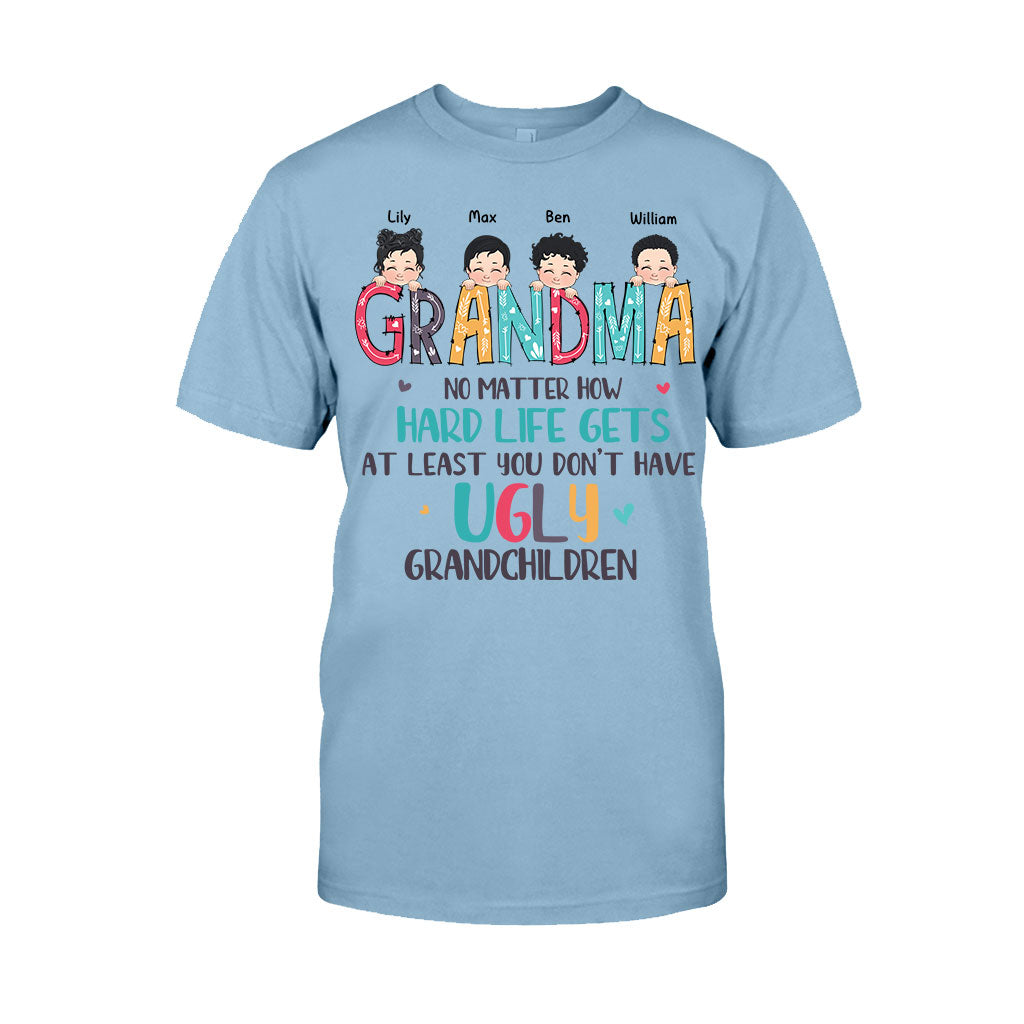 Peu importe les difficultés de la vie - T-shirt et sweat à capuche personnalisés pour la fête des mères et pour grand-mère