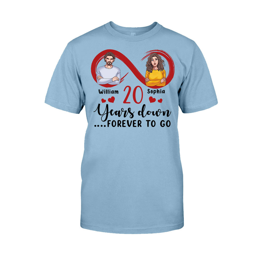 Pour toujours ensemble - T-shirt et sweat à capuche personnalisés pour couples