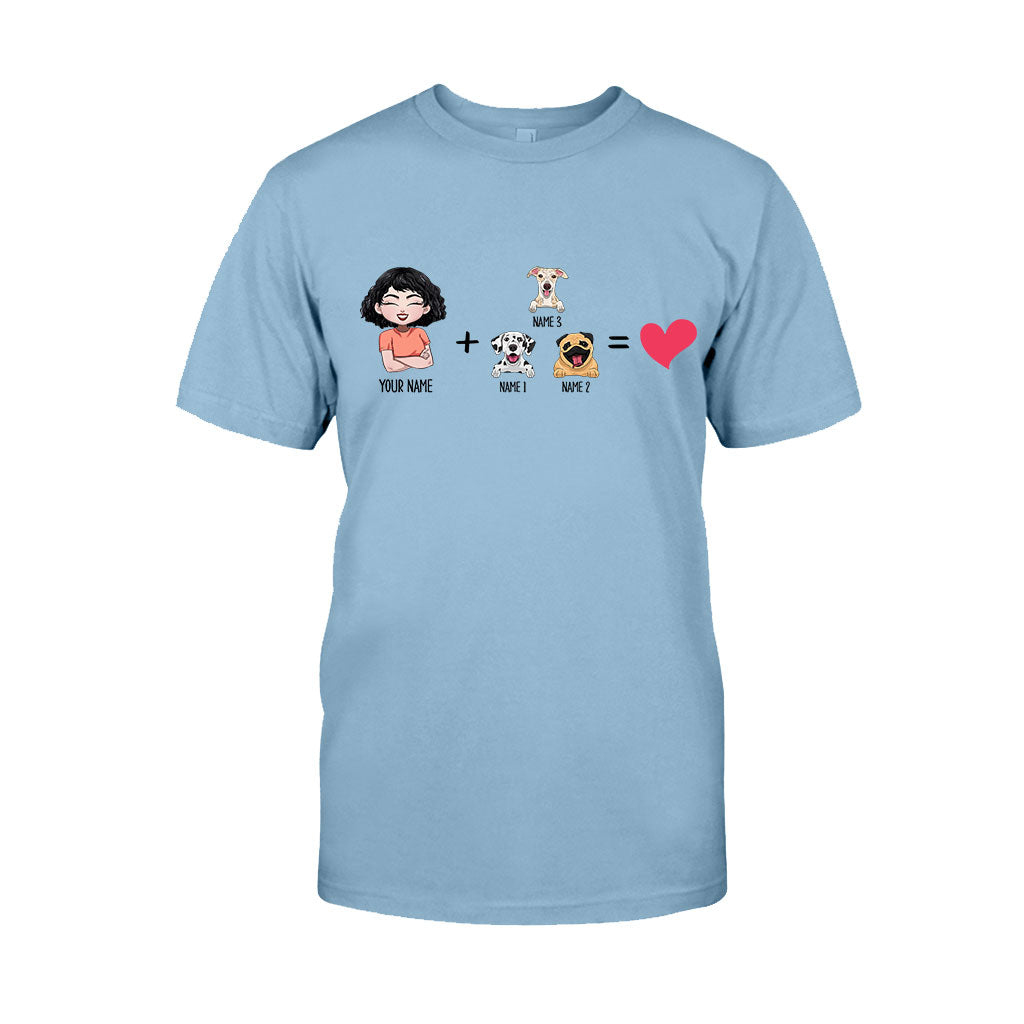 Moi avec les chiens - T-shirt et sweat à capuche personnalisés pour chiens