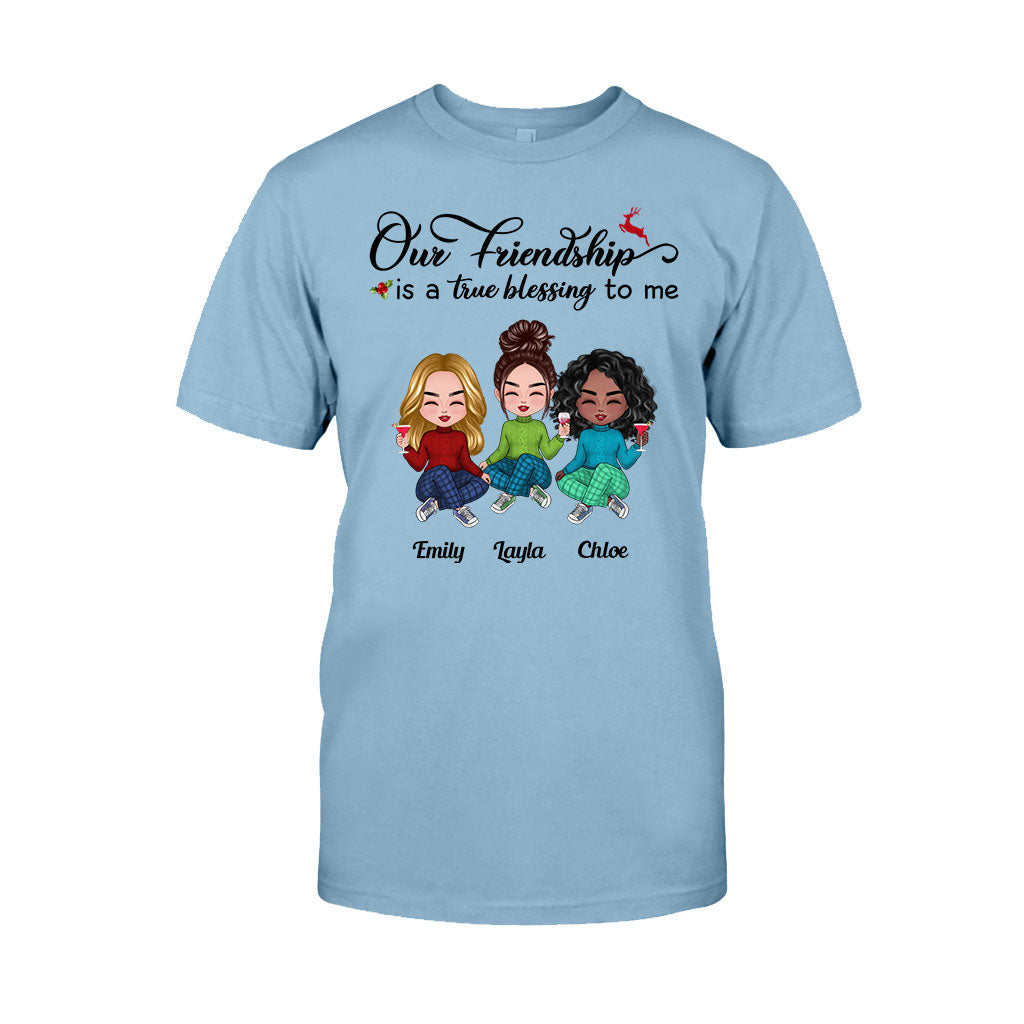 Our Friendship - Personalized Bestie T-shirt and Hoodie