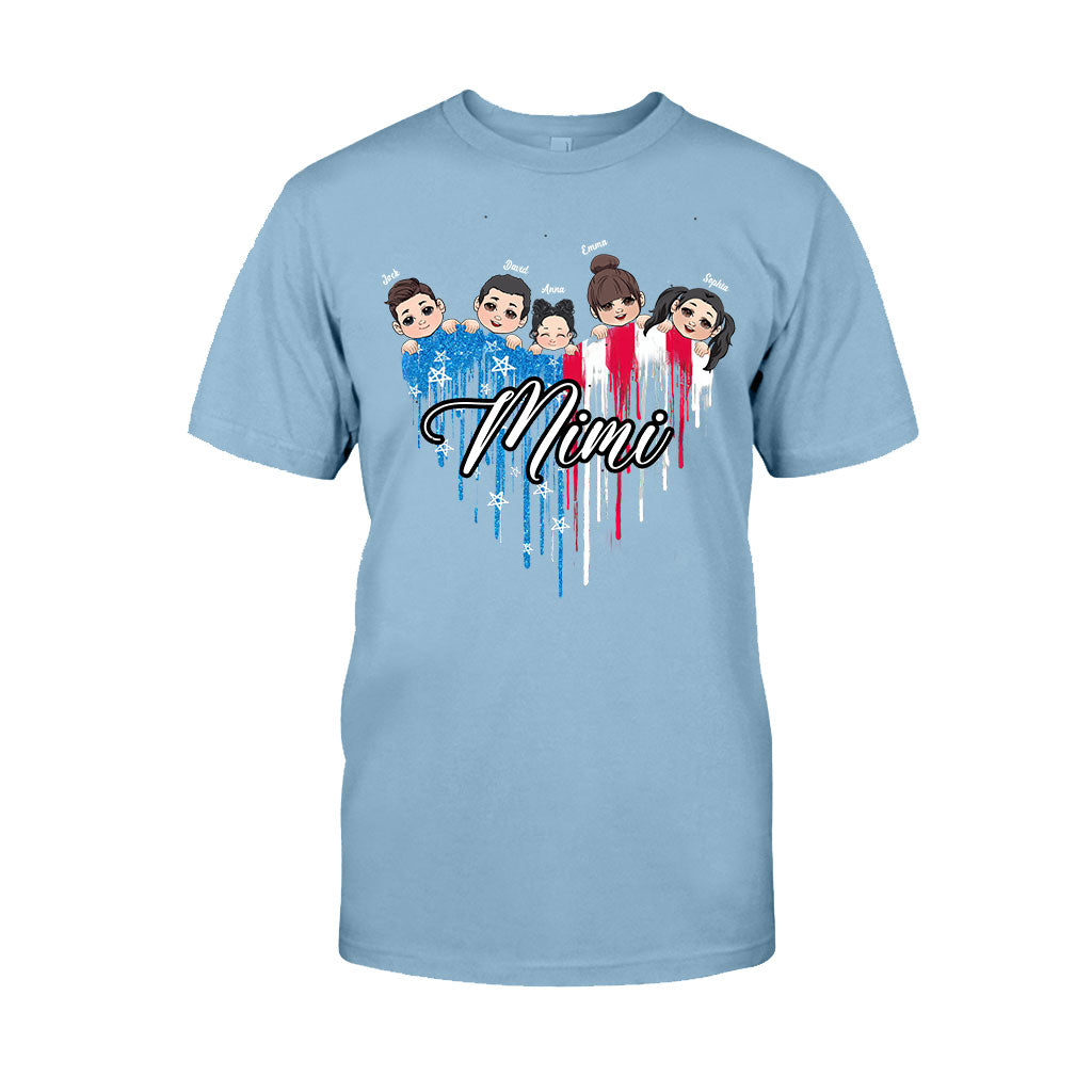 Meilleure grand-mère du monde - Cadeau pour grand-mère, maman, papa, grand-père, tante, oncle - T-shirt et sweat à capuche personnalisés