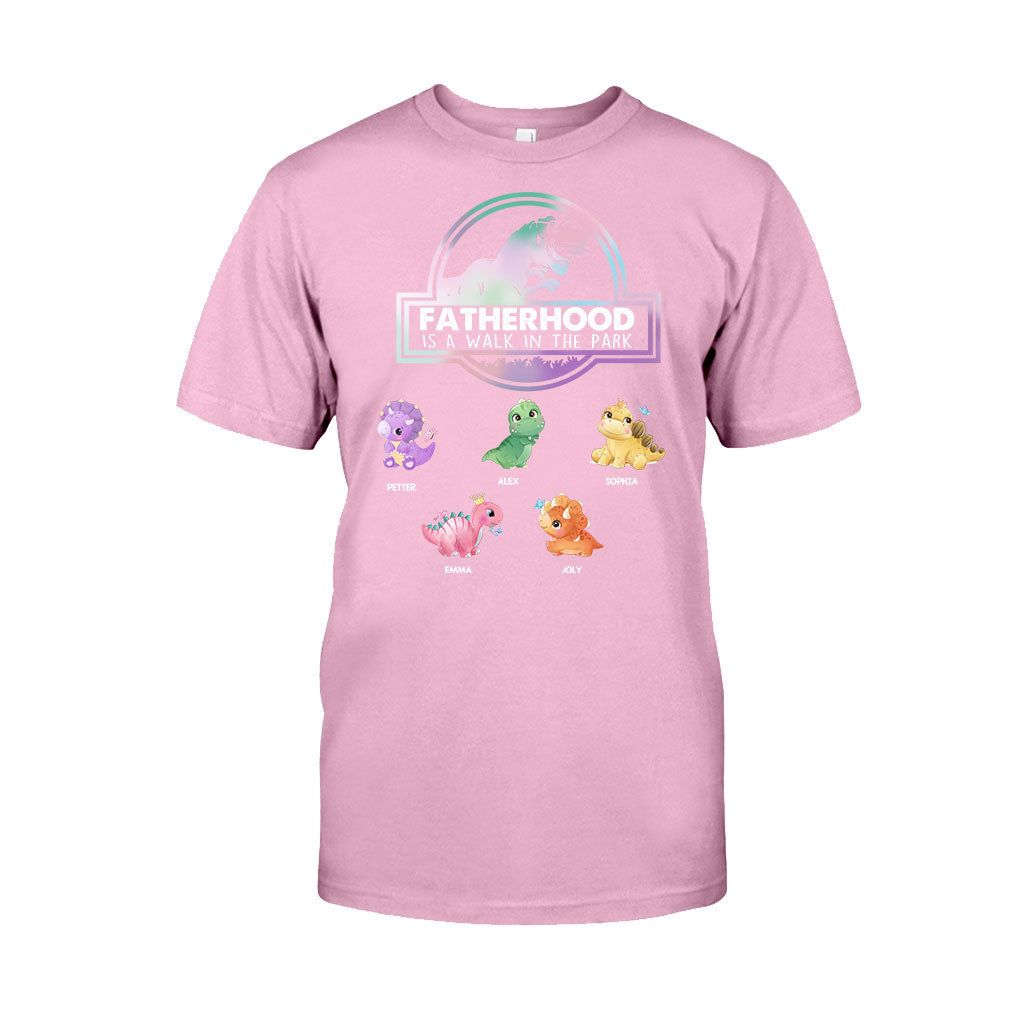 Être père, c'est comme marcher - Cadeau pour papa, grand-père - T-shirt et sweat à capuche personnalisés