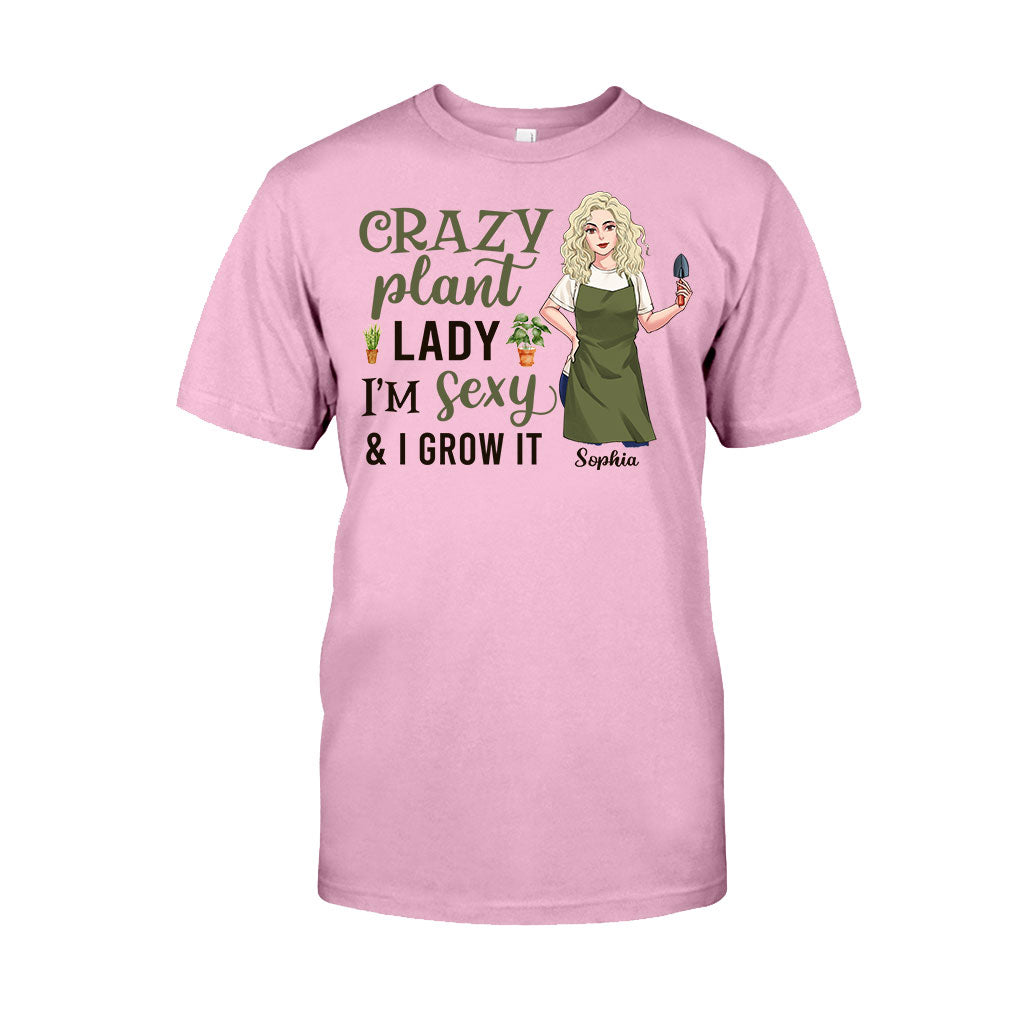 T-shirt et sweat à capuche personnalisés « Folle de plantes »