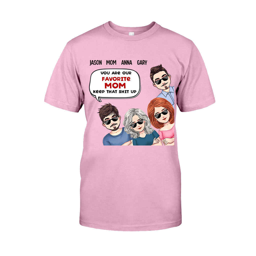 Tu es notre maman préférée - T-shirt et sweat à capuche personnalisés pour la fête des mères