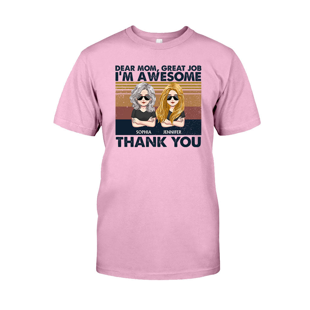 Chère maman, super boulot, je suis génial(e) ! - T-shirt et sweat à capuche personnalisés pour la fête des mères