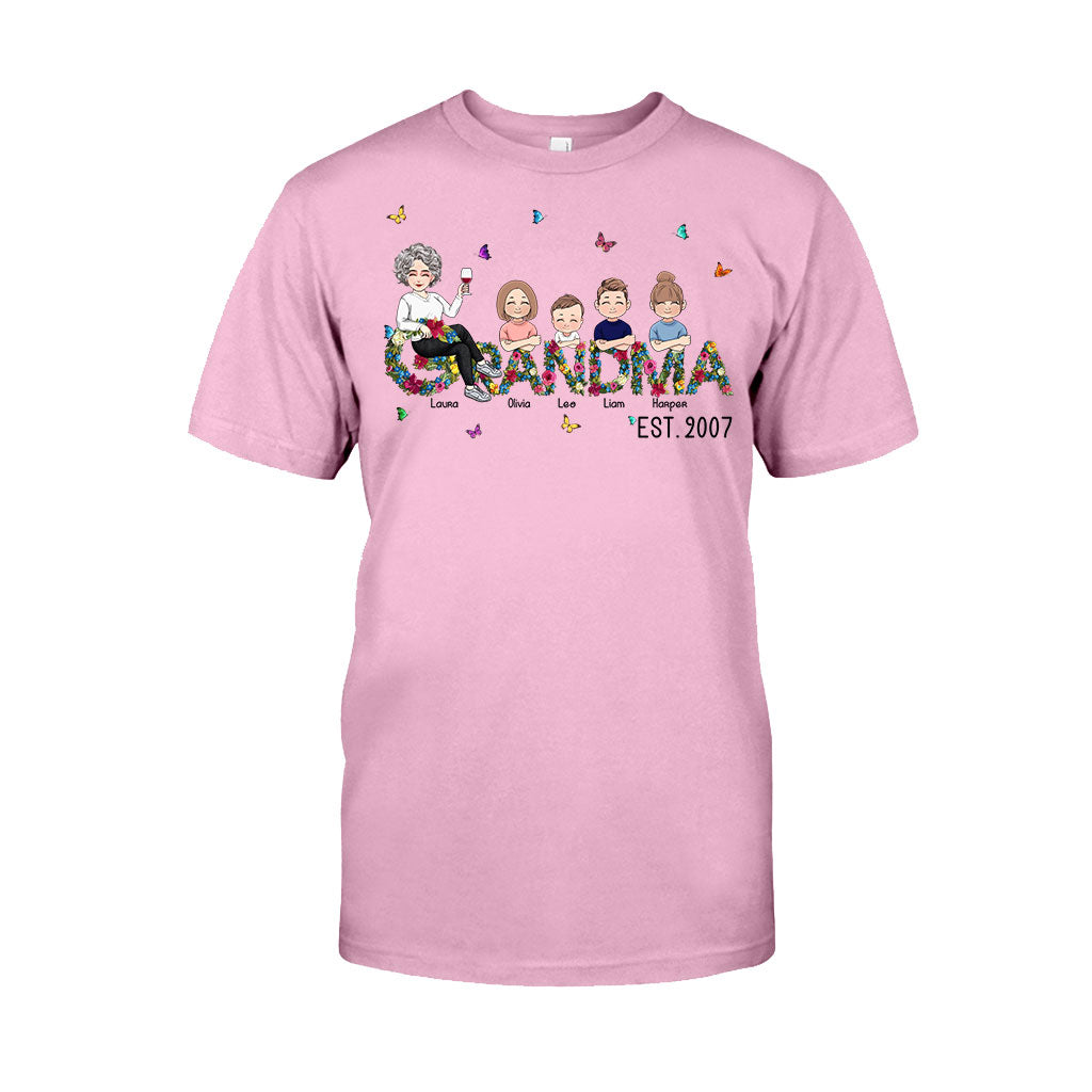 Grand-mère depuis toujours - T-shirt et sweat à capuche personnalisés pour la fête des mères