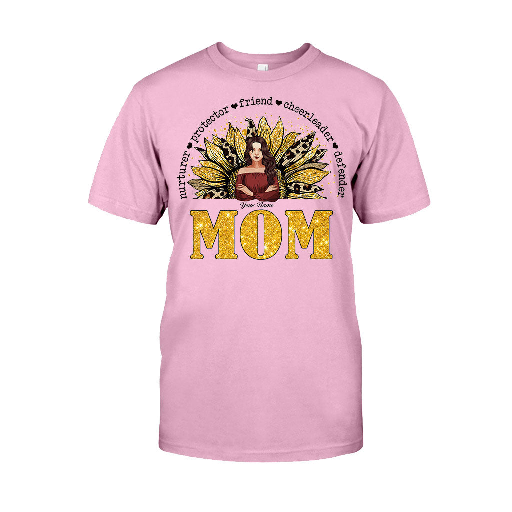 Mom Nurturer Protector - Personalized Mother's Day T-shirt and Hoodie