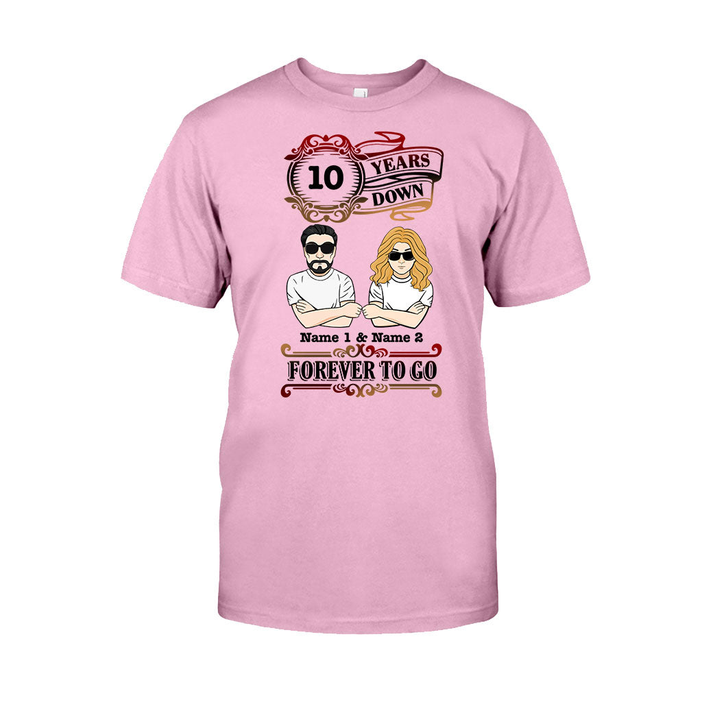 Pour toujours ensemble - T-shirt et sweat à capuche personnalisés pour couples