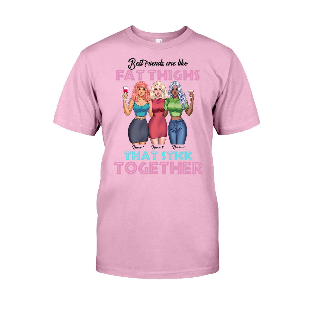 Les meilleures amies sont comme des cuisses bien charnues - T-shirt et sweat à capuche personnalisés pour meilleures amies