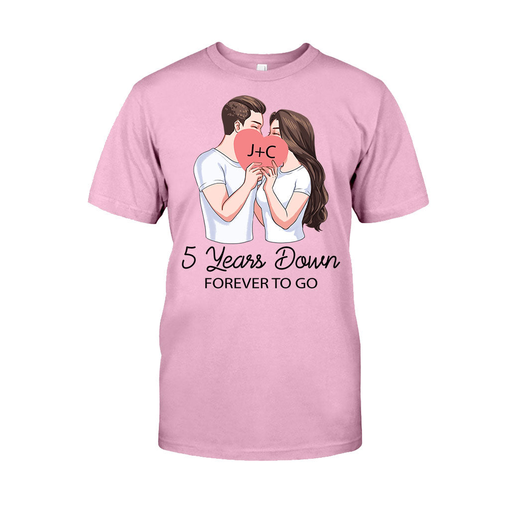 Pour toujours ensemble - T-shirt et sweat à capuche personnalisés pour couples